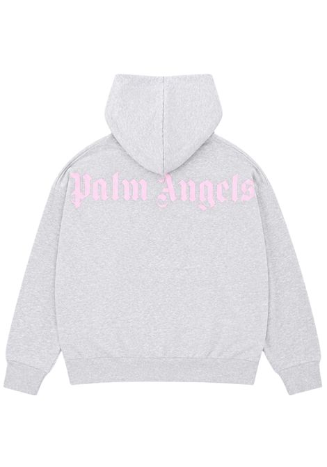 Felpa bambina grigia in cotone PALM ANGELS | PGBB014C99FLE/CEGRIGIO