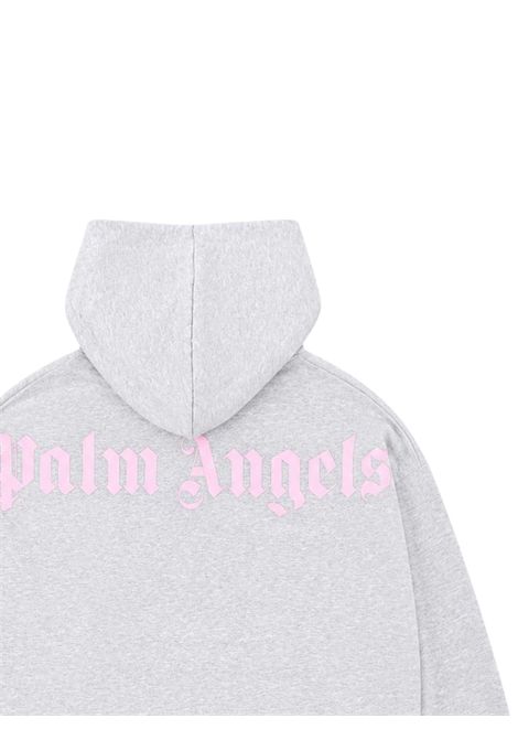 Felpa bambina grigia in cotone PALM ANGELS | PGBB014C99FLE/CEGRIGIO
