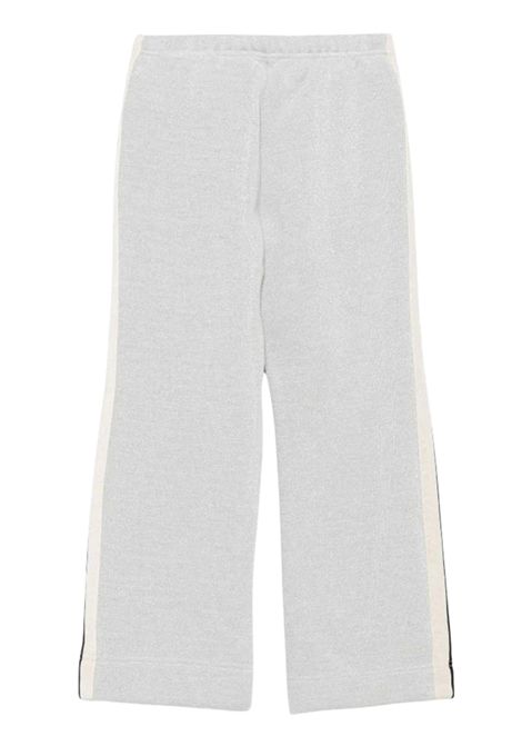 Pantalone bambina grigio con glitter PALM ANGELS | PGCJ006F25/CEGRIGIO