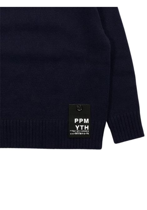 Magione neonato blu in lana Paolo Pecora | PP2767/SUBLU