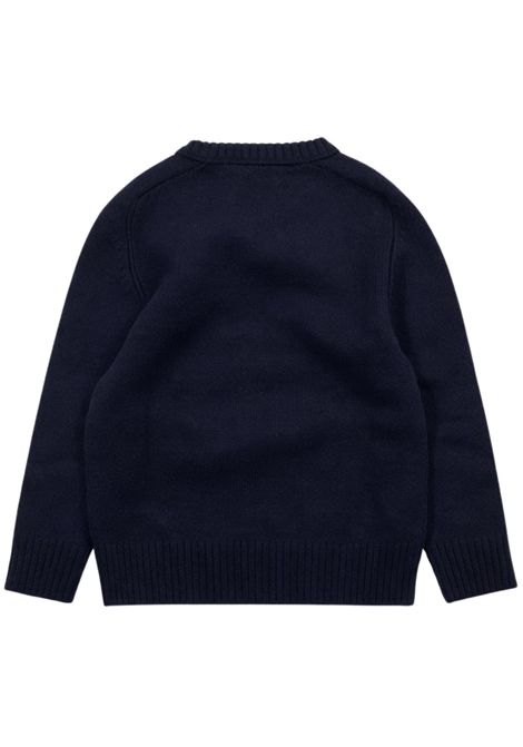 Magione neonato blu in lana Paolo Pecora | PP2767/SUBLU