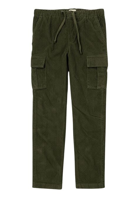 Green cotton trousers for children Paolo Pecora | PP3147/SUVERDE
