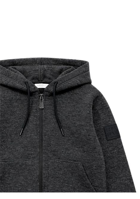 Felpa bambino in misto viscosa Paolo Pecora | PP3446/SUGRIGIO