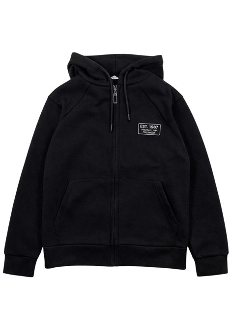 Cardigan bambino nero in viscosa Paolo Pecora | PP3449/SUNERO