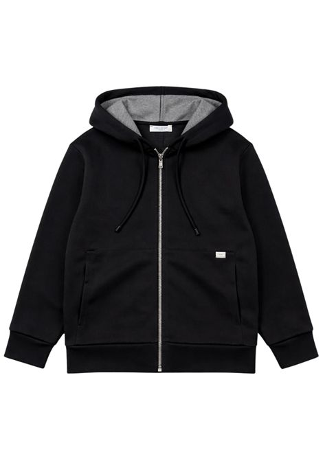 Cardigan bambino nero in viscosa Paolo Pecora | PP3795/SUNERO