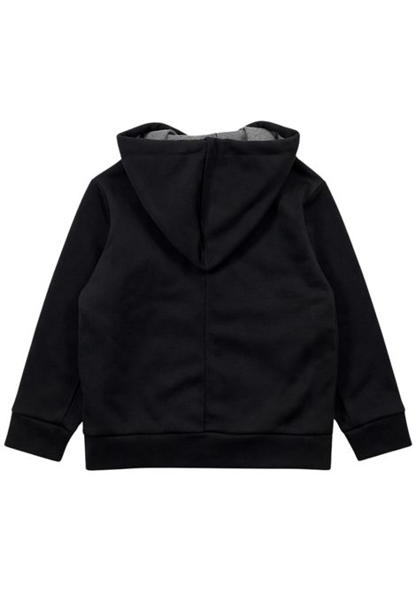 Cardigan bambino nero in viscosa Paolo Pecora | PP3795/SUNERO