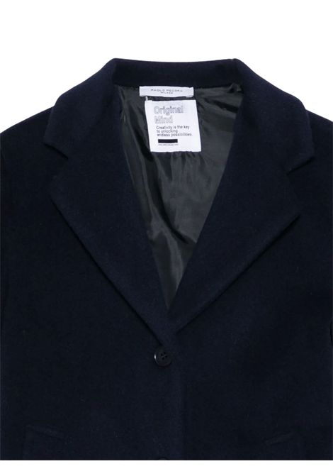 Cappotto bambino in misto viscosa Paolo Pecora | PP4144/ANBLU