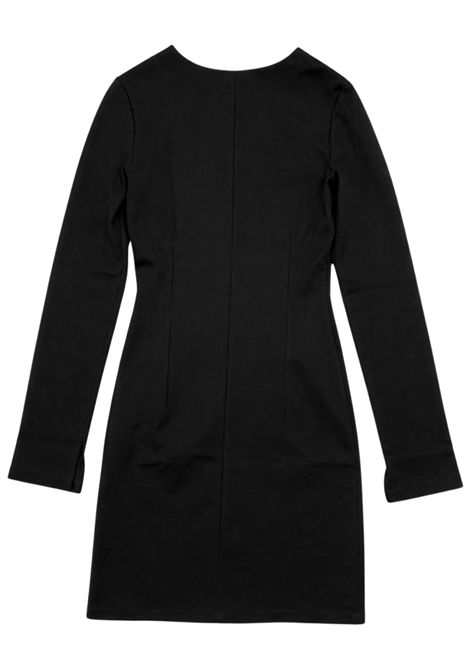 Abito bambina nero in viscosa Patrizia Pepe | 7A0566/MANERO