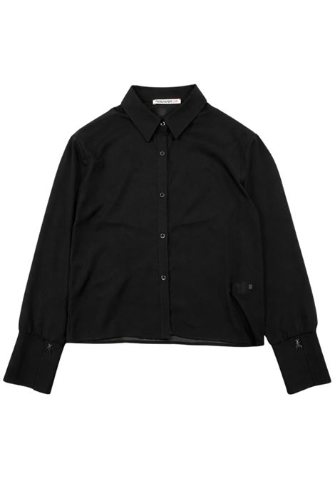 Camicia bambina nera in velo Patrizia Pepe | 7C0271/MANERO