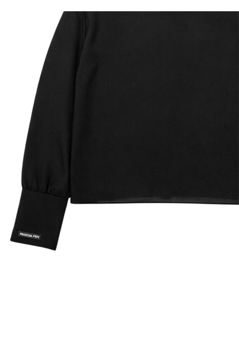 Camicia bambina nera in velo Patrizia Pepe | 7C0271/MANERO