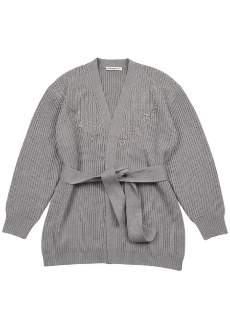 Girls' wool blend cardigan Patrizia Pepe | 7K00066/MAGRIGIO