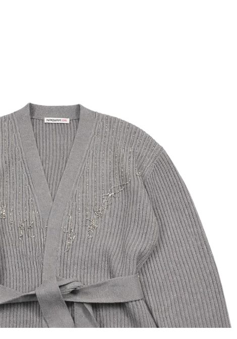 Girls' wool blend cardigan Patrizia Pepe | 7K00066/MAGRIGIO