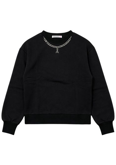 Black cotton sweatshirt for girls Patrizia Pepe | 7M0935/MANERO