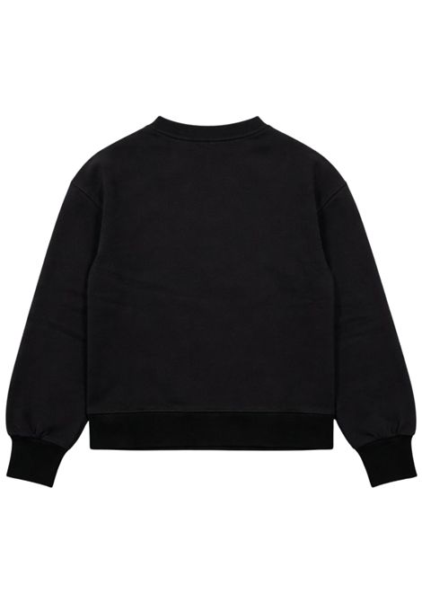 Black cotton sweatshirt for girls Patrizia Pepe | 7M0935/MANERO