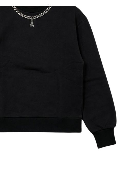 Black cotton sweatshirt for girls Patrizia Pepe | 7M0935/MANERO