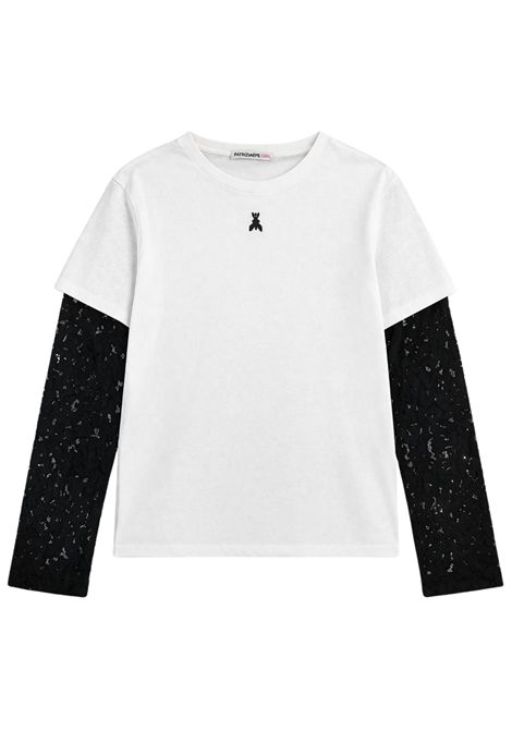 T-shirt bambina bianca in cotone Patrizia Pepe | 7M0940/MABIANCO