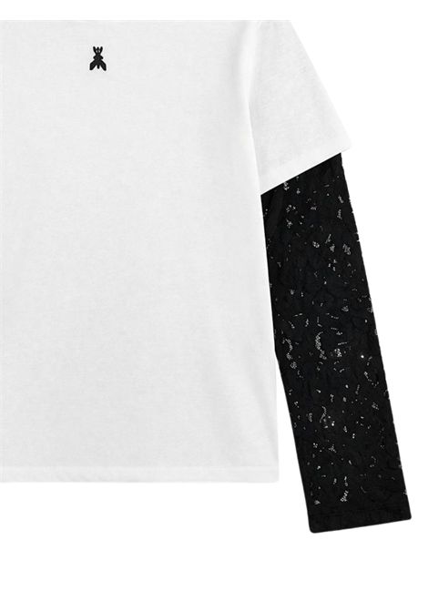 T-shirt bambina bianca in cotone Patrizia Pepe | 7M0940/MABIANCO