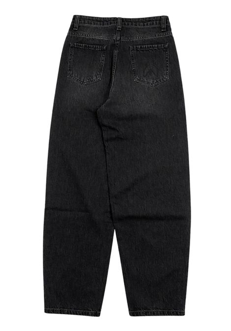 Jeans bambina nero in cotone Patrizia Pepe | 7P0394/MANERO