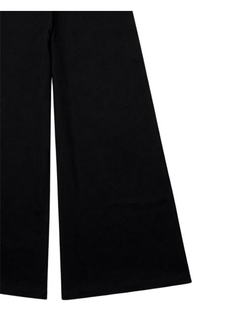 Black viscose trousers for girls Patrizia Pepe | 7P0399/MANERO