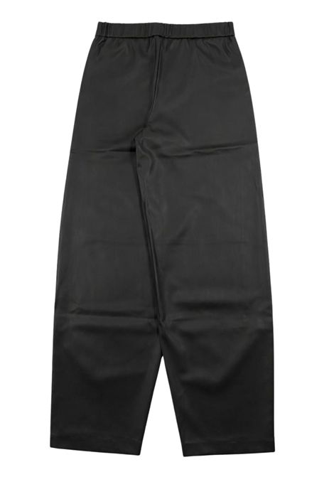 Black faux leather trousers for girls Patrizia Pepe | 7P0401/MAPELLE