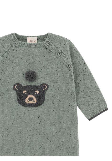 Tutina neonato verde in lana PAZ RODRIGUEZ | 005132871/ANVERDE
