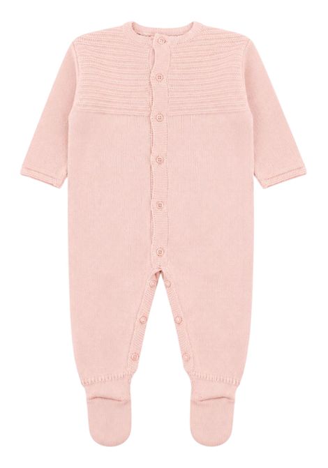 Tutina neonata rosa in cotone e cashmere PAZ RODRIGUEZ | 00532645/ANROSA