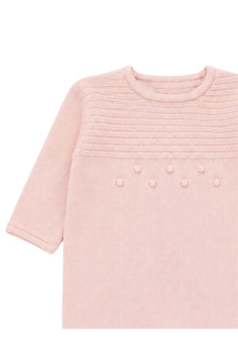 Tutina neonata rosa in cotone e cashmere PAZ RODRIGUEZ | 00532645/ANROSA