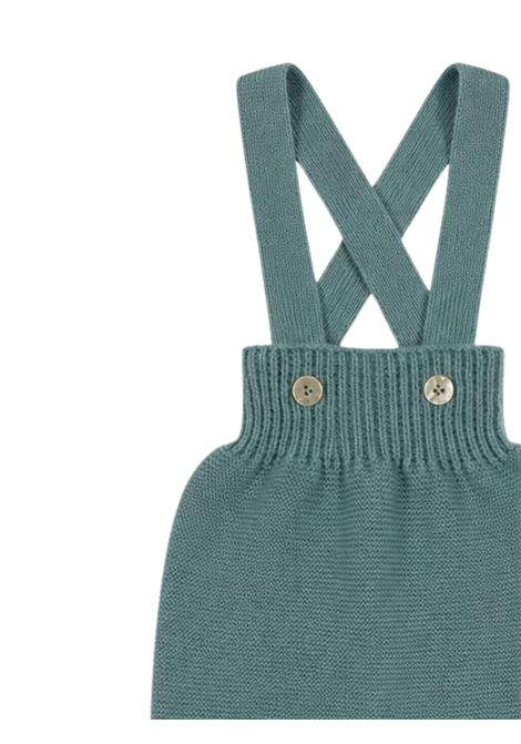 Salopette neonato verde in lana PAZ RODRIGUEZ | 016111024/ANVERDE