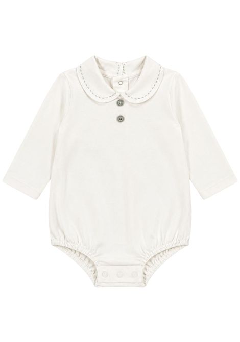 Body neonato panna in cotone PAZ RODRIGUEZ | 02099843/ANPANNA