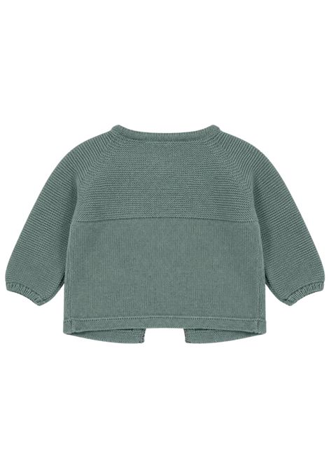 Cardigan neonato verde in lana PAZ RODRIGUEZ | 1111021/ANVERDE