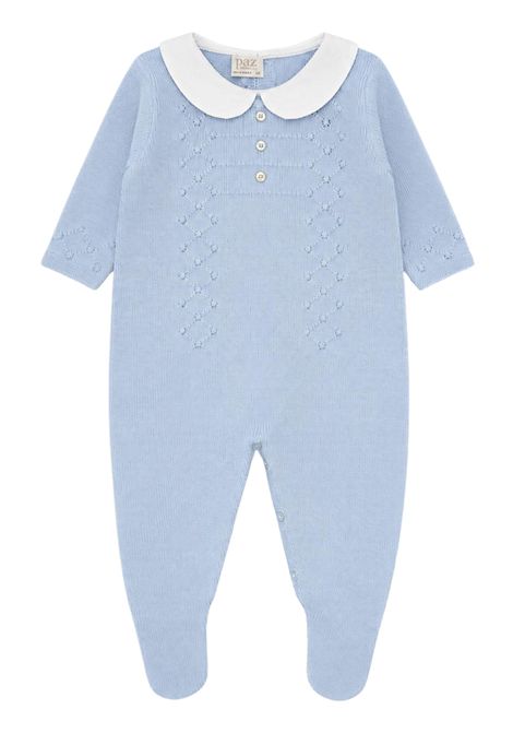 Blue wool baby romper PAZ RODRIGUEZ | 111876/ANAZZURRO