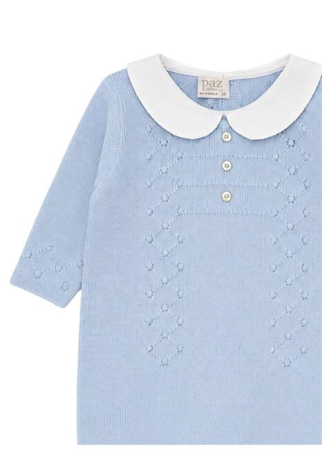 Blue wool baby romper PAZ RODRIGUEZ | 111876/ANAZZURRO