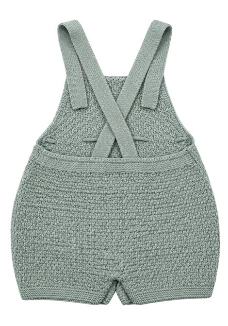 Salopette neonato verde in lana PAZ RODRIGUEZ | 112137/ANVERDE