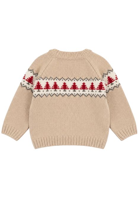 Maglione neonato beige in lana PAZ RODRIGUEZ | 113017/ANBEIGE