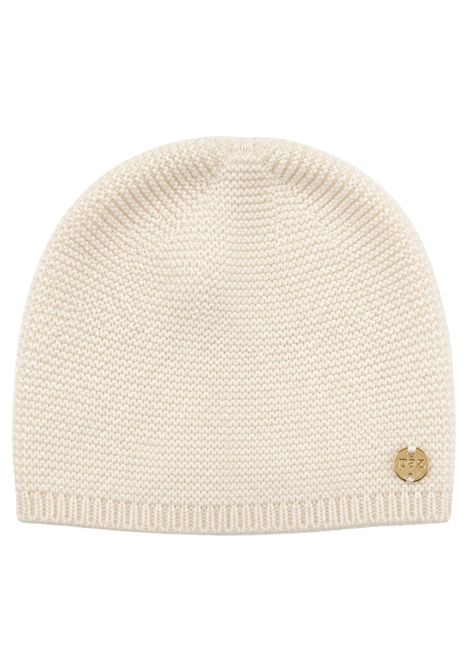 Cream cotton and cashmere baby hat PAZ RODRIGUEZ | 120974/ANPANNA