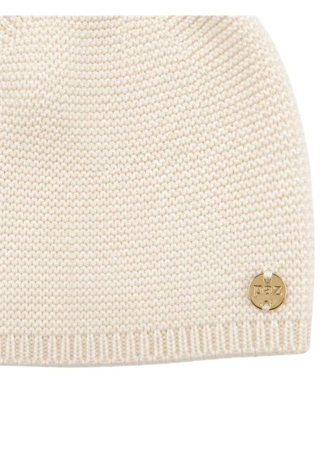 Cream cotton and cashmere baby hat PAZ RODRIGUEZ | 120974/ANPANNA