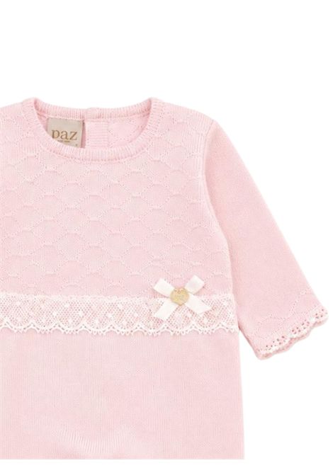 Tutina neonata rosa in lana PAZ RODRIGUEZ | 122703/ANROSA