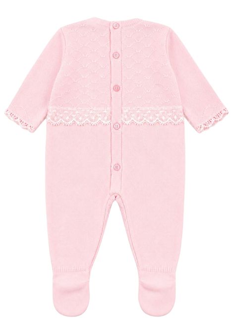 Tutina neonata rosa in lana PAZ RODRIGUEZ | 122703/ANROSA