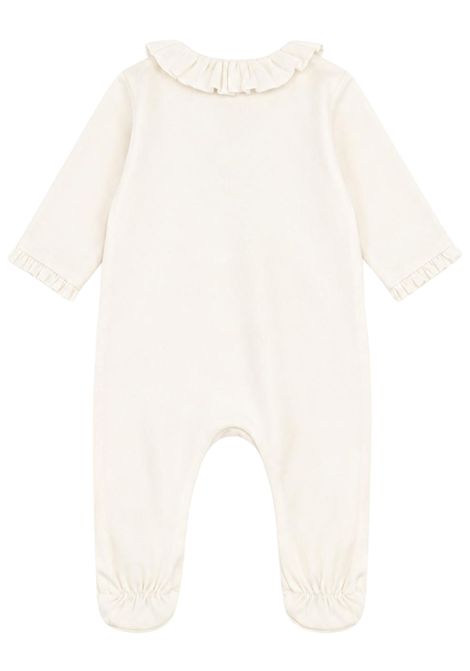 White cotton baby romper PAZ RODRIGUEZ | 39327/ANBIANCO