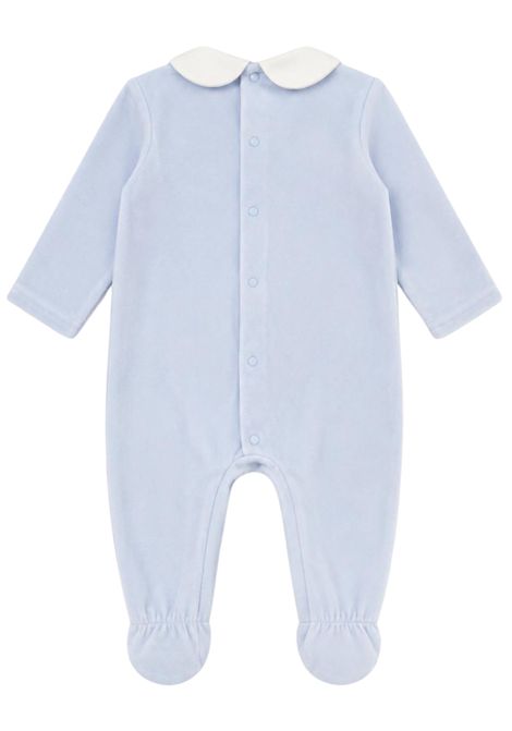 Blue cotton baby romper PAZ RODRIGUEZ | 39757/ANAZZURRO