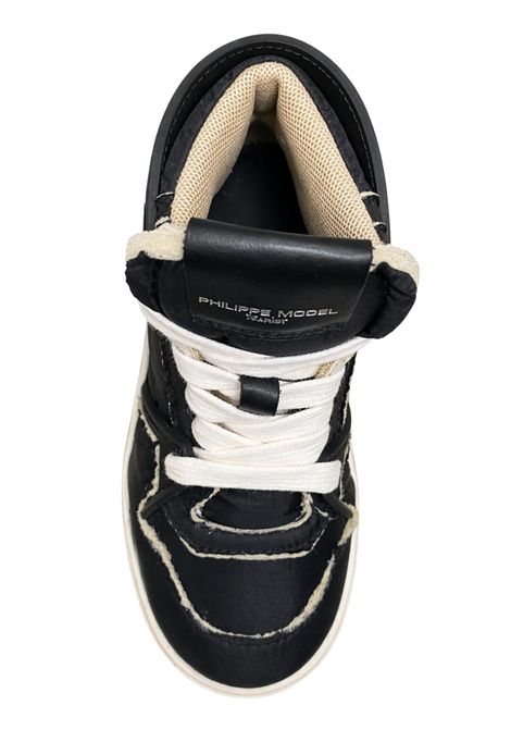 Scarpe bambino nere in tessuto Philippe Model | 82240/PIANERO