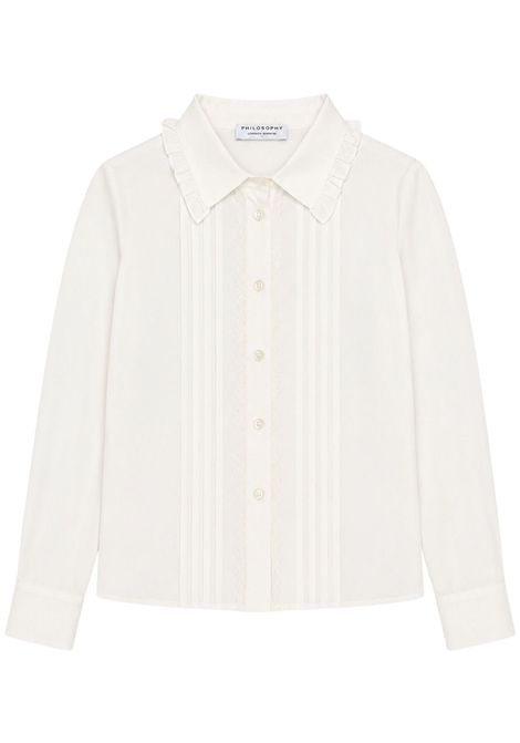 Camicia bambina panna in viscosa PHILOSOPHY | I1F306/ANPANNA