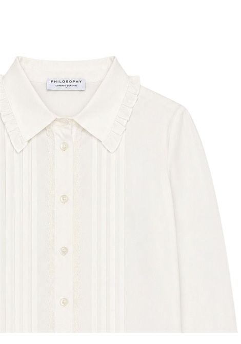 Camicia bambina panna in viscosa PHILOSOPHY | I1F306/ANPANNA