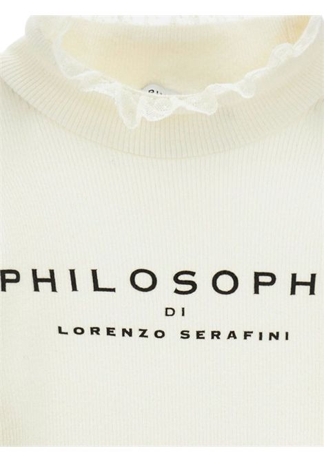 Lupetto bambina panna in cotone PHILOSOPHY | I1F619/ANPANNA