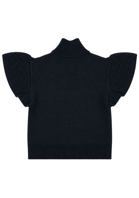 Maglia bambina nera in misto lana PHILOSOPHY | I9F302/ANNERO