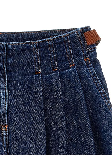 Girls' blue cotton jeans PHILOSOPHY | I9F403/ANDENIM
