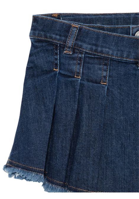 Girls' blue denim cotton skirt PHILOSOPHY | I9F700/ANDENIM