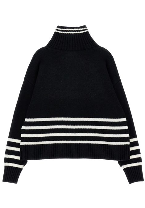 Cardigan bambina nero in misto lana PHILOSOPHY | I9F804/ANNERO