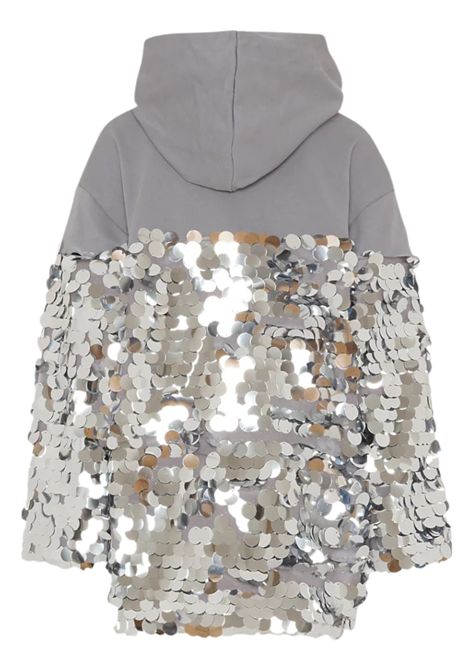 Abito bambina grigio in cotone Pinko | KFAB033/SUGRIGIO