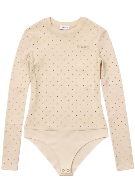 Body bambina carne in velo Pinko | KFBD002/SUCARNE